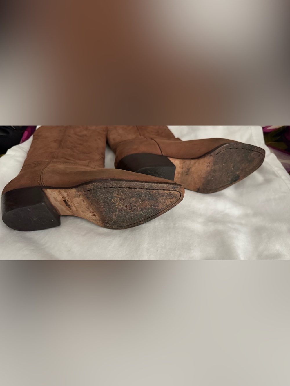 Brown Western Cowboy Boots - Women - Picture 4 of 10